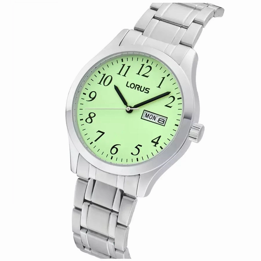 Lorus Luminous Dial Easy Reader Mens Watch RXN83DX9