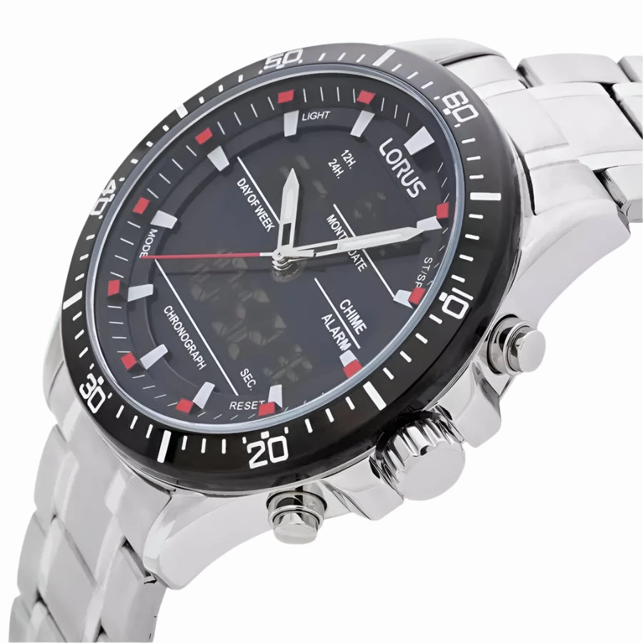 Lorus Sports Dual Display Mens Watch RW635AX5