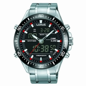Lorus Sports Dual Display Mens Watch RW635AX5