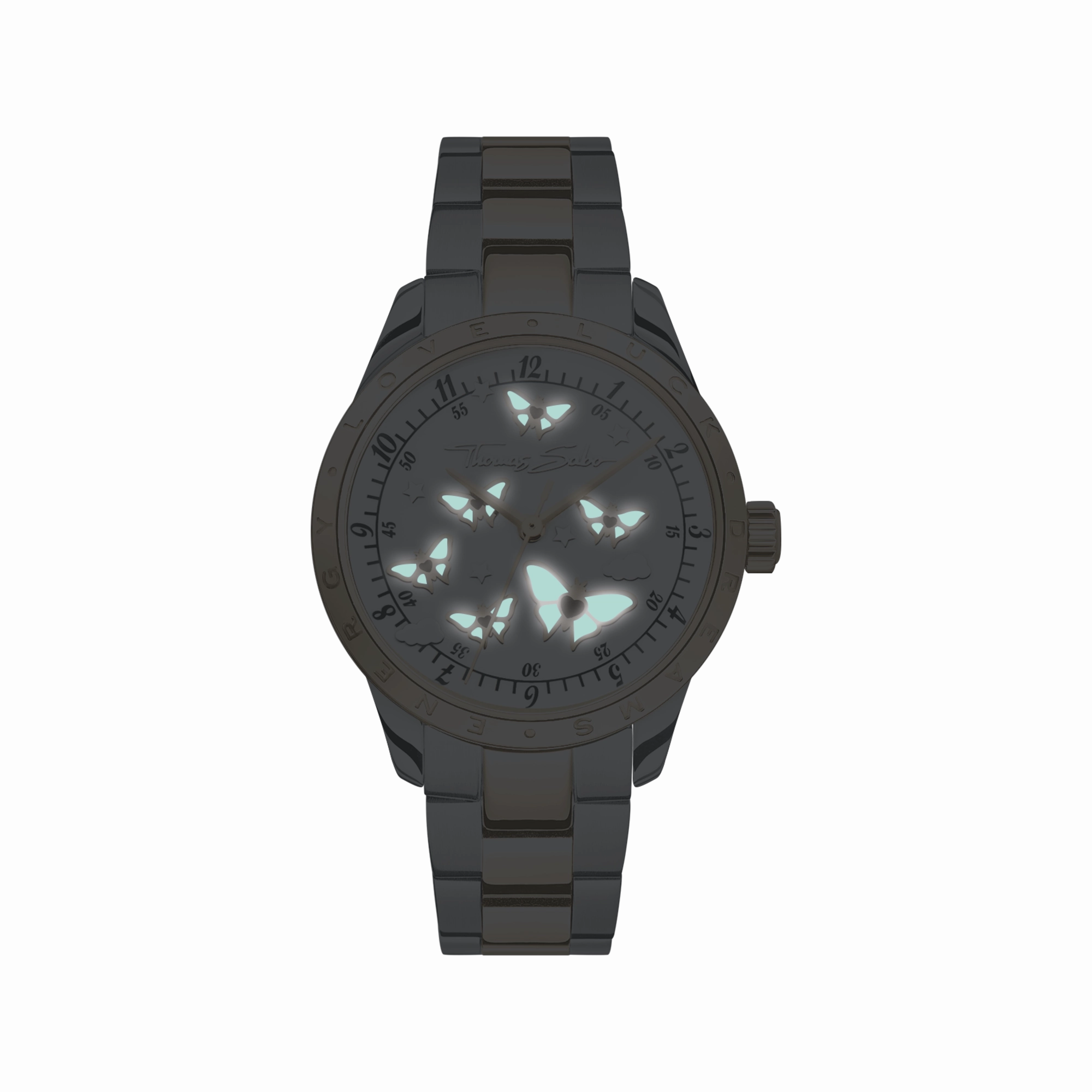 Luminescent Butterfly Bicolour Watch