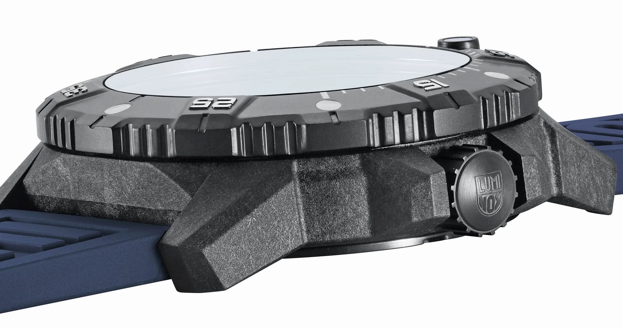 Luminox Master Carbon SEAL Automatic CARBONOX  Blue Dial Blue Rubber Strap Day/Date Divers Mens Watch XS.3863