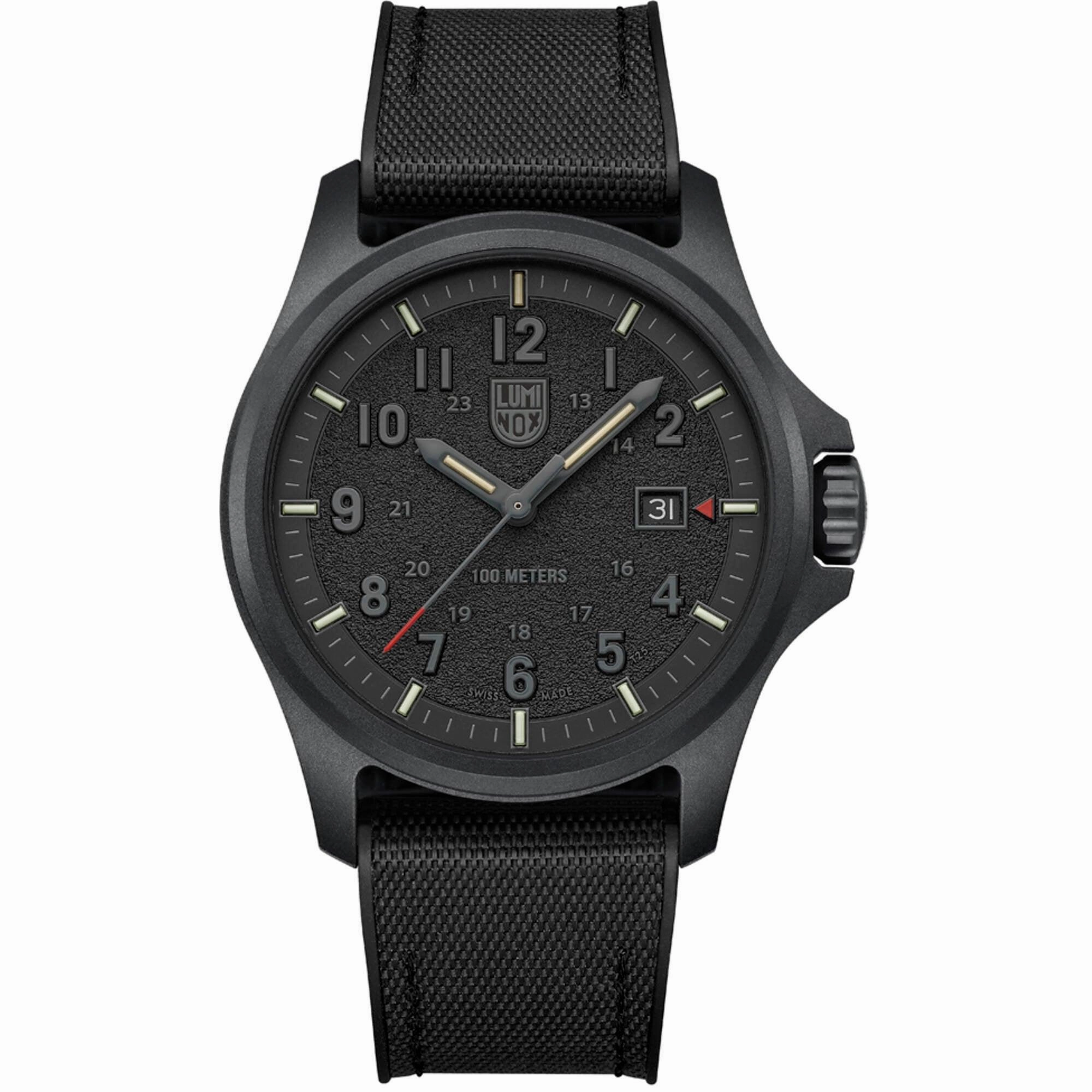 Luminox Men's Watch - Atacama Field Date Black Carbonox Case Rubber Strap | XL.1961