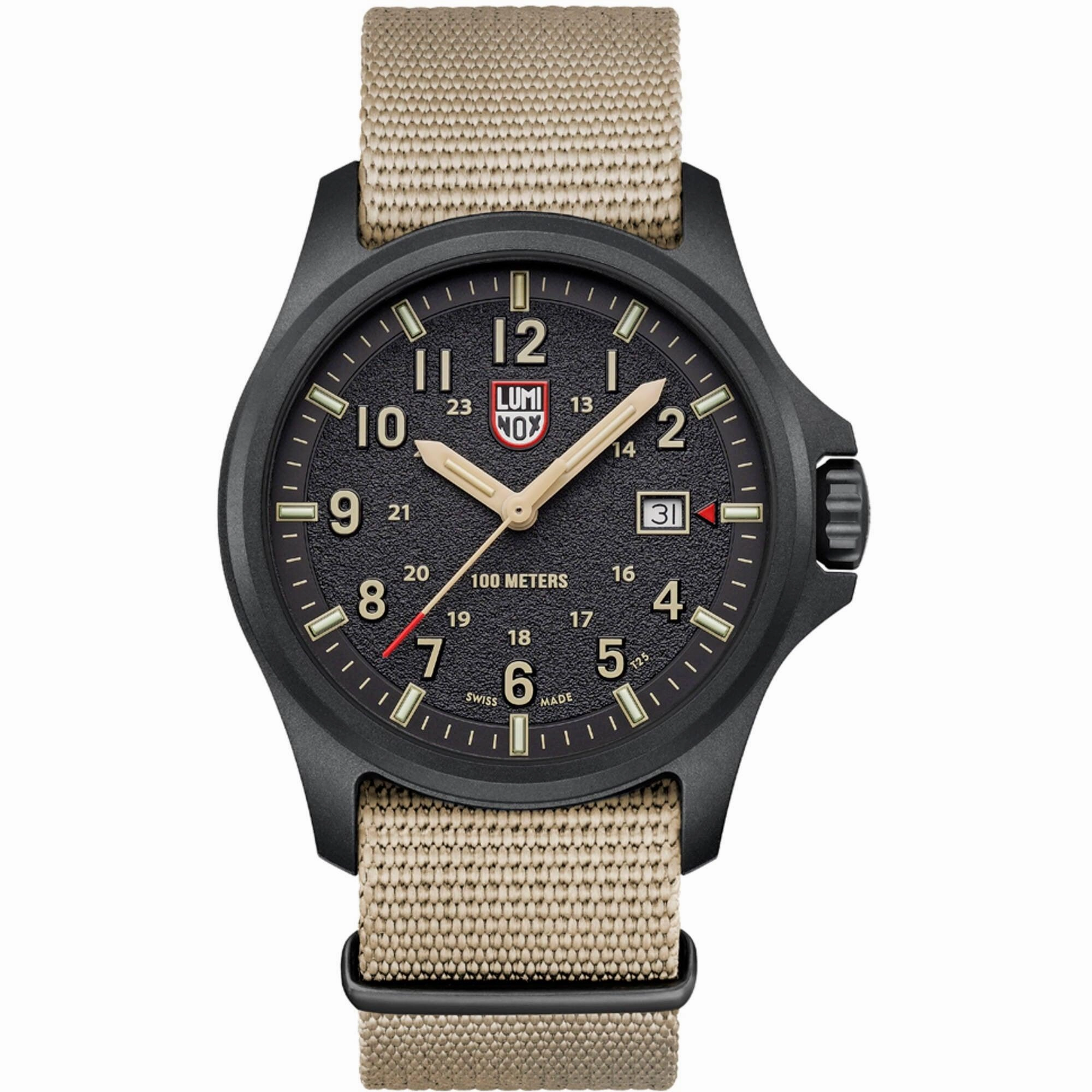 Luminox Men's Watch - Atacama Field Date Black Nylon with Rubber Strap | XL.1970.SET