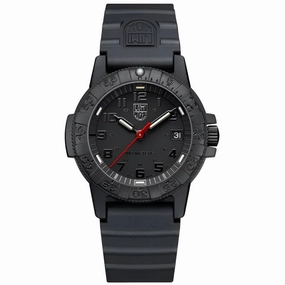 Luminox Men's Watch - Leatherback Sea Turtle Giant Black Dial Strap Dive | XS.ZC01.BO