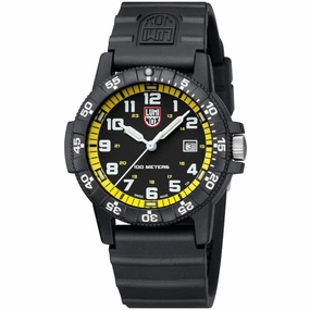 Luminox Men's Watch - Leatherback SEA Turtle Giant Black Silicone Strap | XS.0325