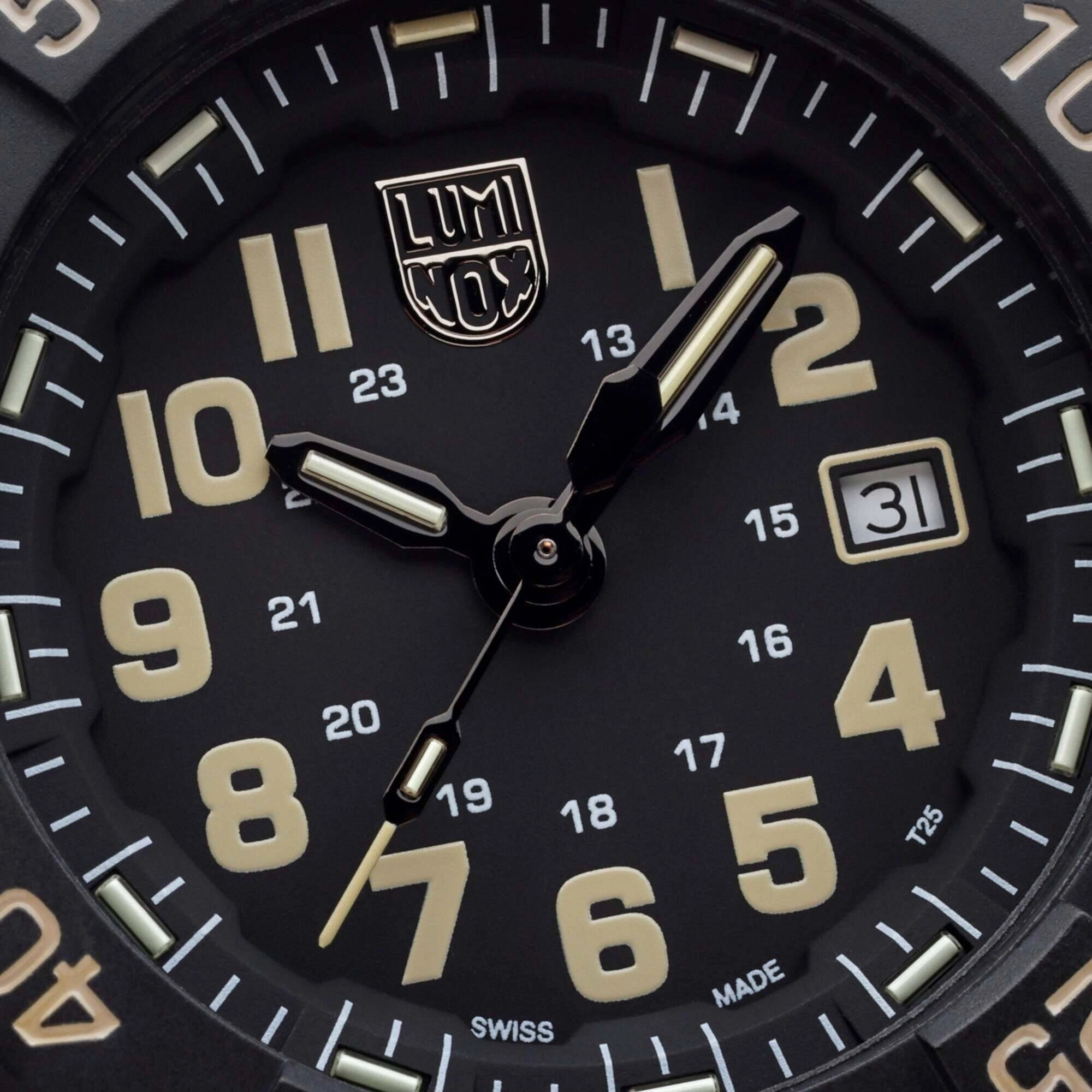 Luminox Men's Watch - Navy Seal 3500 Series Black Dial CARBONOX Strap | XS.3510