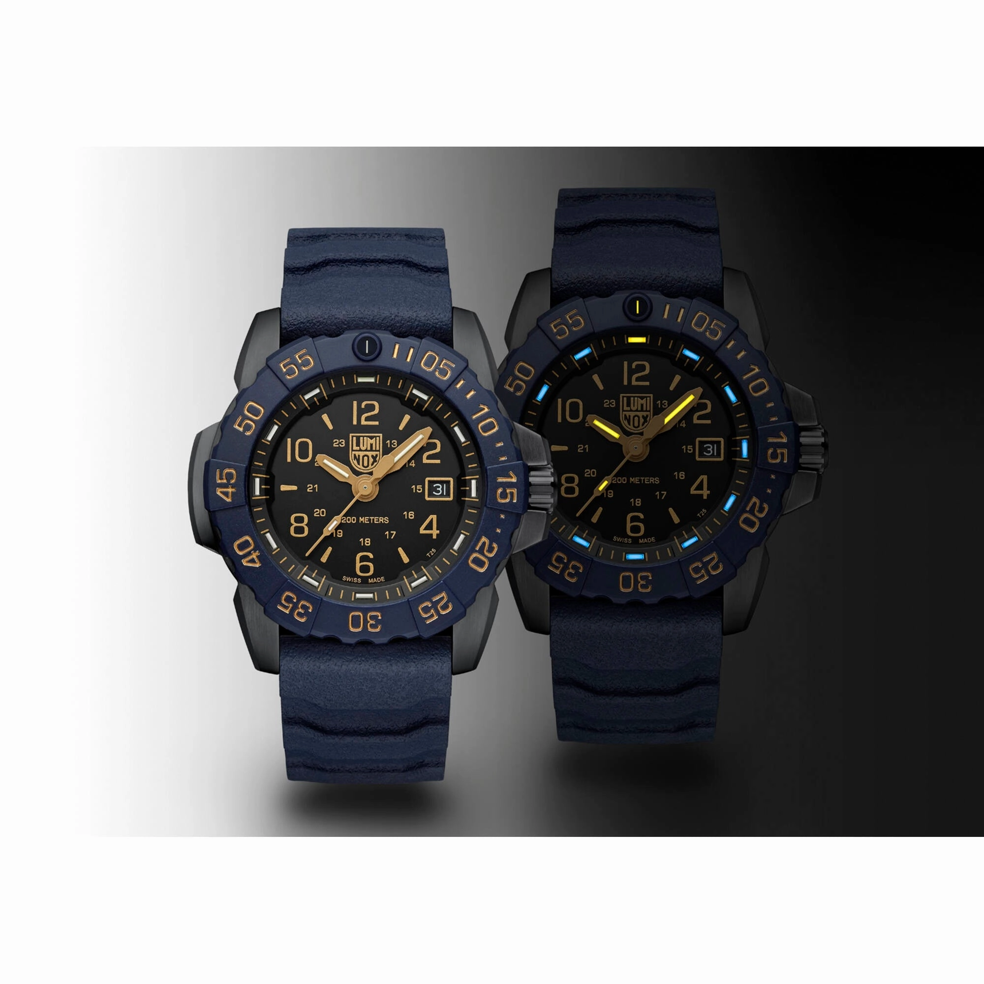 Luminox Men's Watch - Navy Seal Foundation Quartz Blue Rubber Strap | XS.3255.CB.NSF