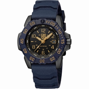 Luminox Men's Watch - Navy Seal Foundation Quartz Blue Rubber Strap | XS.3255.CB.NSF