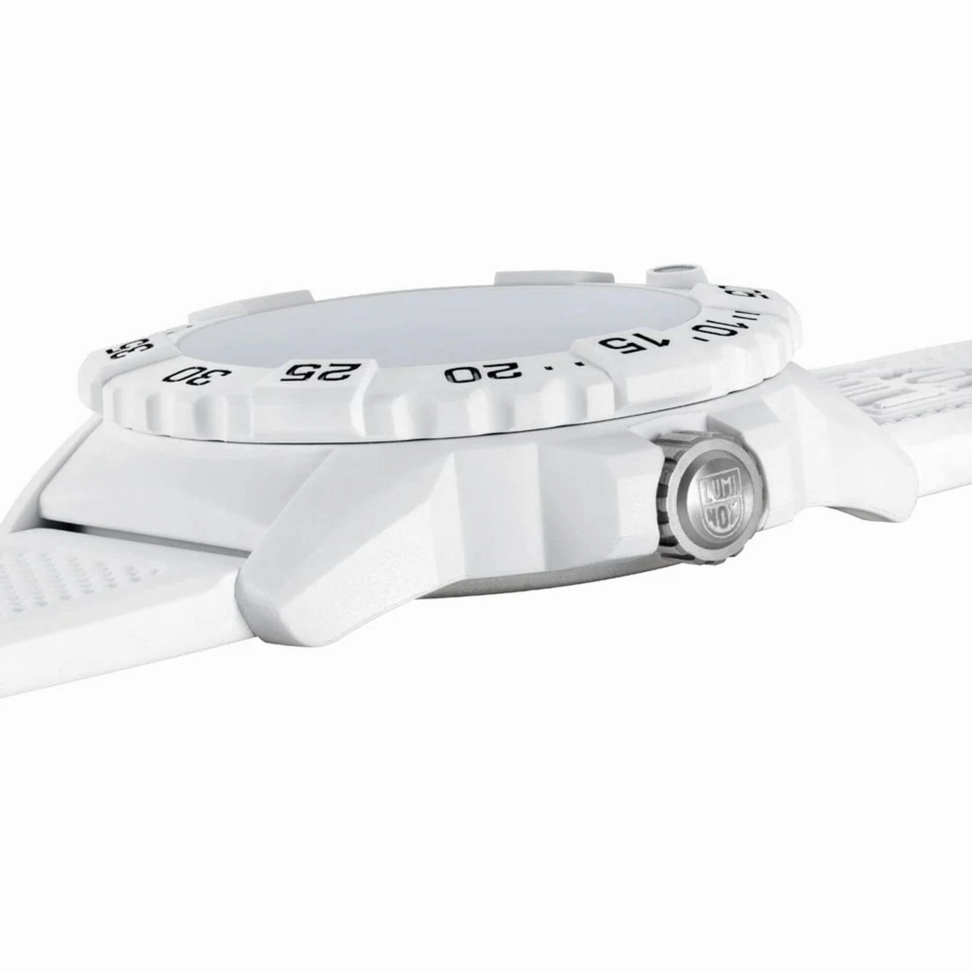 Luminox Men's Watch - Navy Seal Quartz Black Dial White Rubber Strap | XS.3507.WB