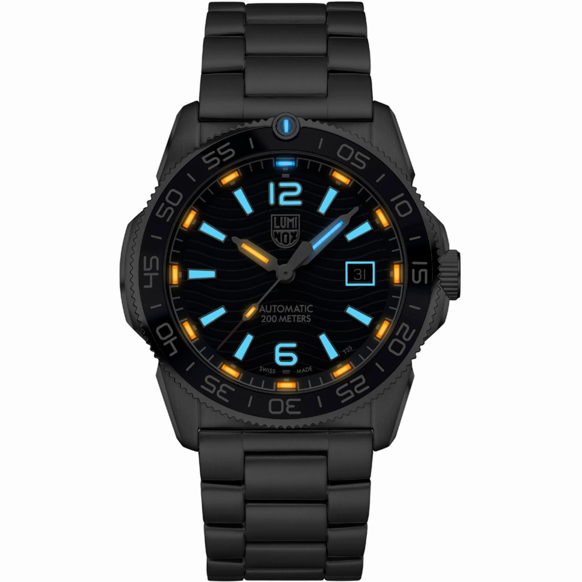 Luminox Men's Watch - Pacific Diver Automatic Blue Dial Silver Bracelet | XS.3104