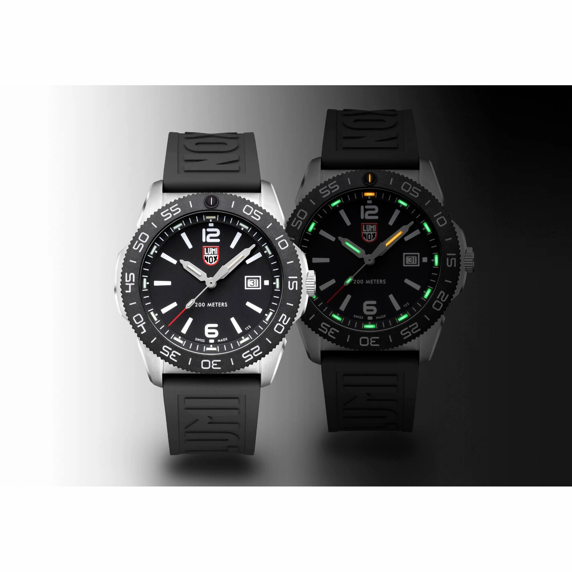 Luminox Men's Watch - Pacific Diver Quartz Black Dial Rubber Strap Dive | XS.3121.1