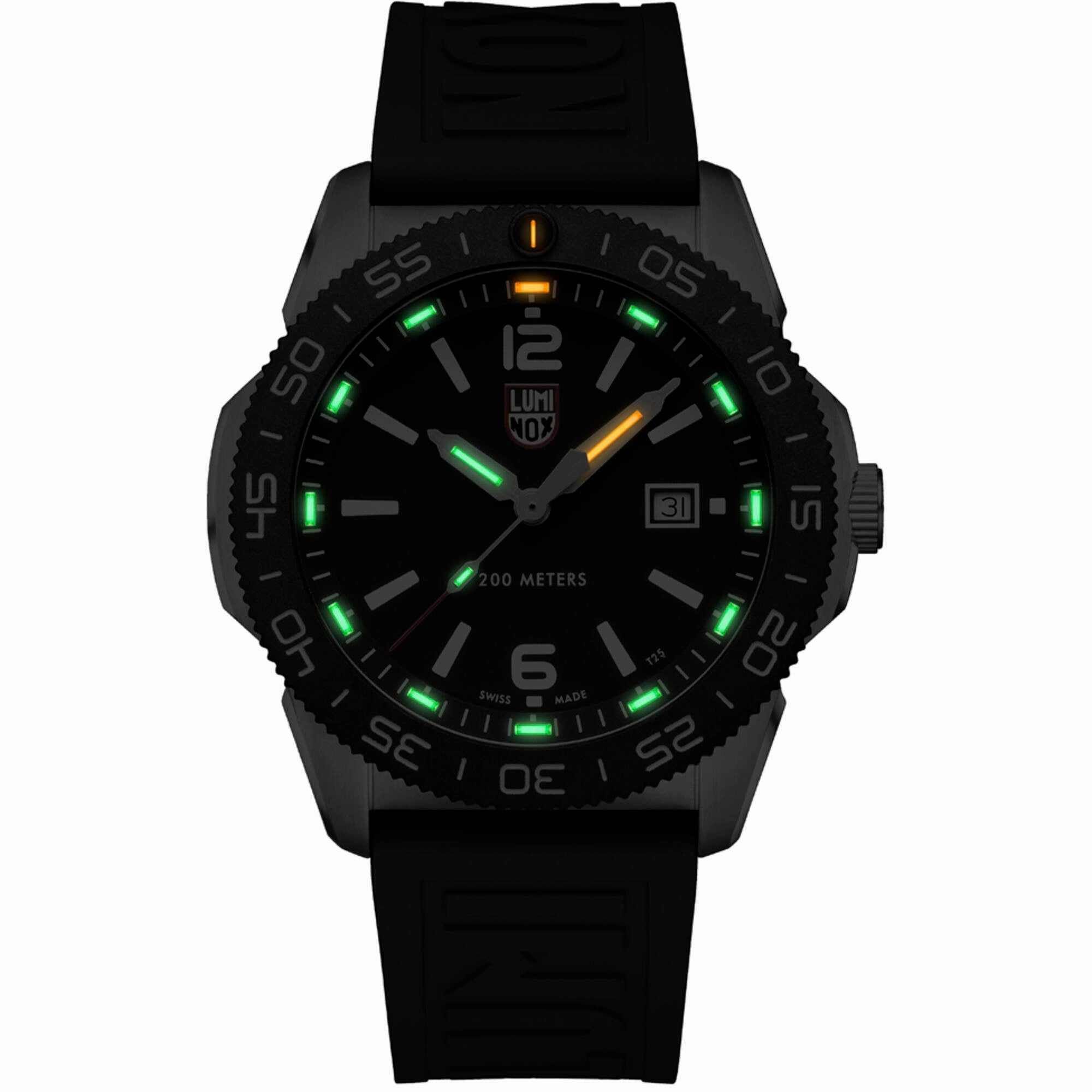 Luminox Men's Watch - Pacific Diver Quartz Black Dial Rubber Strap Dive | XS.3121.1
