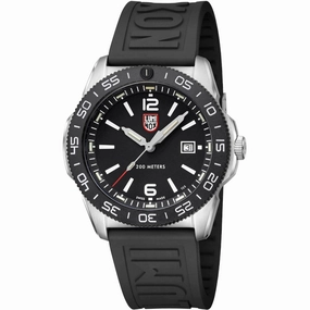 Luminox Men's Watch - Pacific Diver Quartz Black Dial Rubber Strap Dive | XS.3121.1