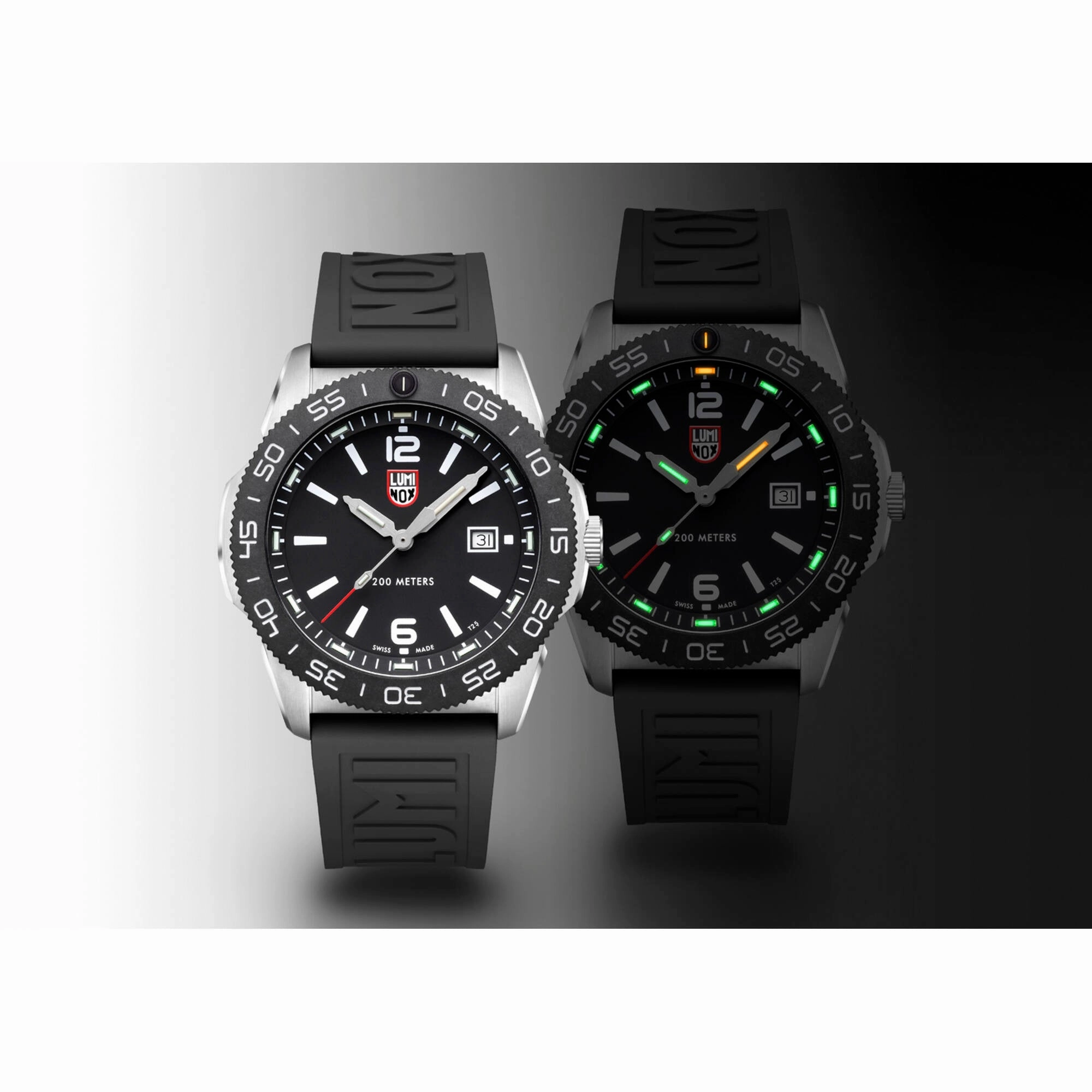 Luminox Men's Watch - Pacific Diver Quartz Black Dial Rubber Strap Dive | XS.3121.1