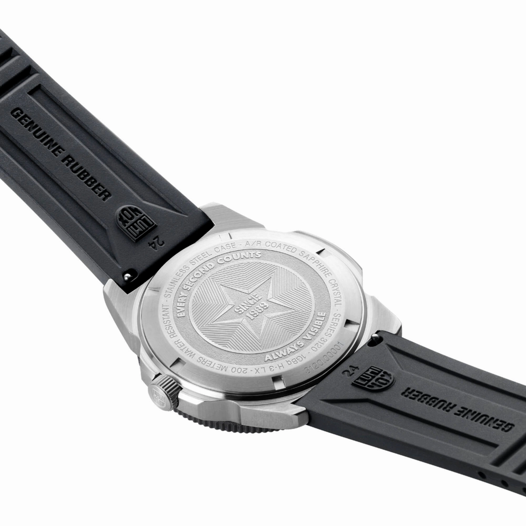 Luminox Men's Watch - Pacific Diver Quartz Black Dial Rubber Strap Dive | XS.3121.1