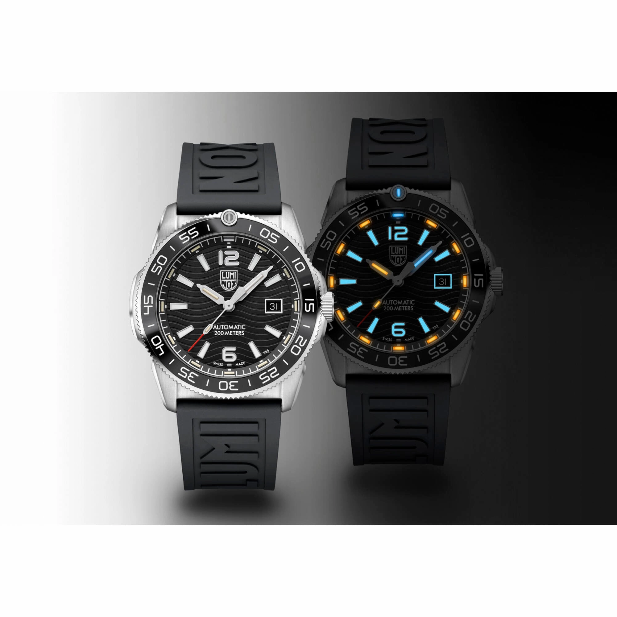 Luminox Men's Watch - Pacific Diver Rotating Bezel Black Dial Rubber Strap | XS.3101