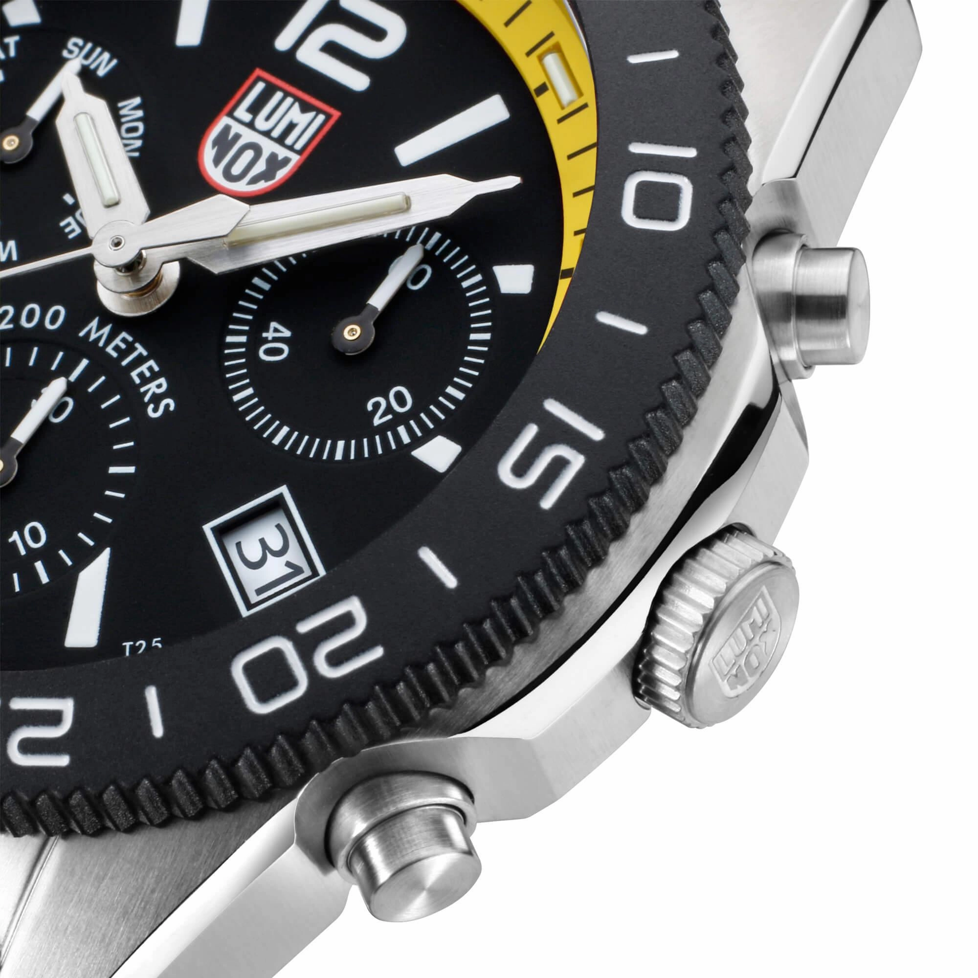 Luminox Men's Watch - Pacific Diver Swiss Quartz Chronograph Yellow Strap | XS.3145