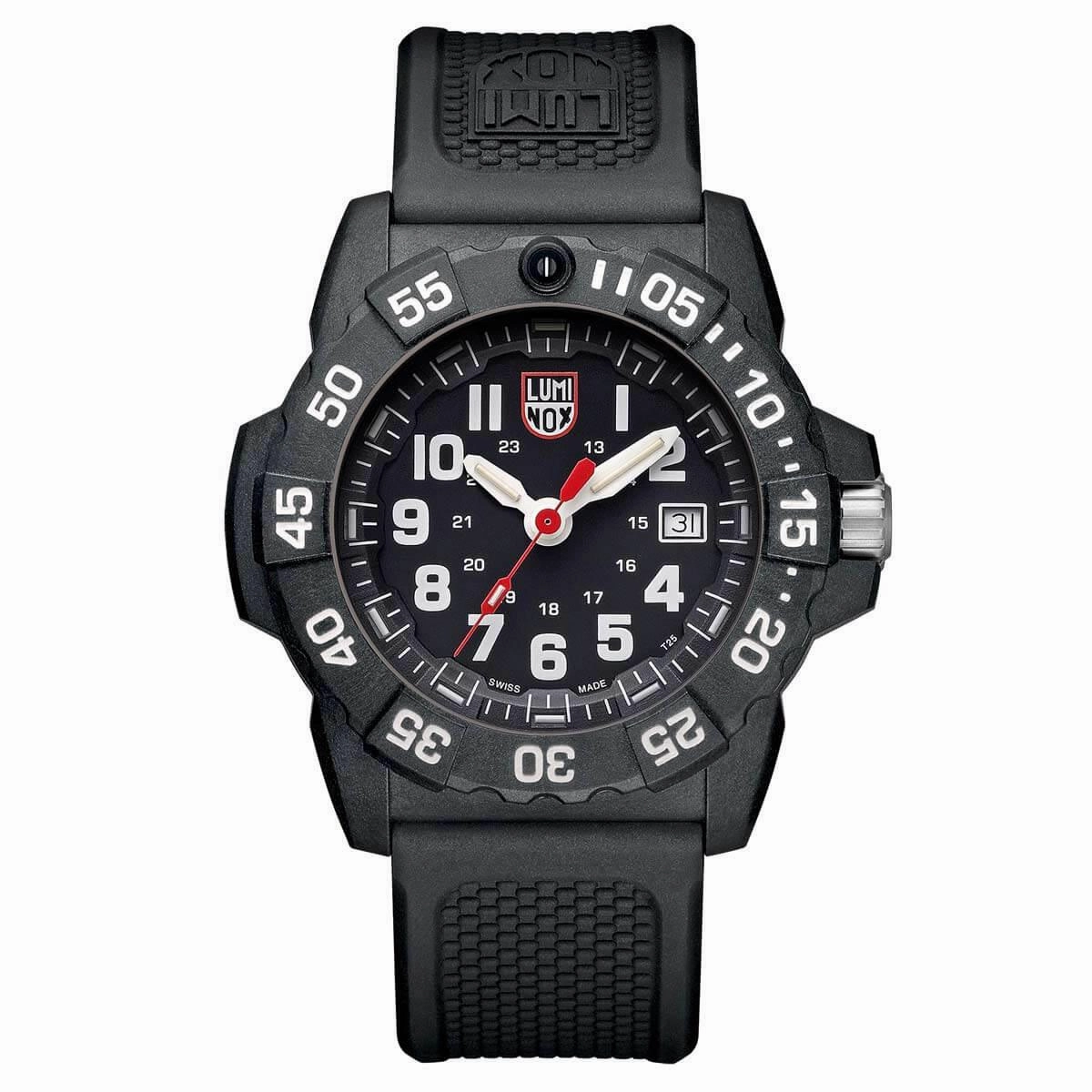 Luminox Navy Seal 3500 Men's Black Strap Dive Watch | 3501