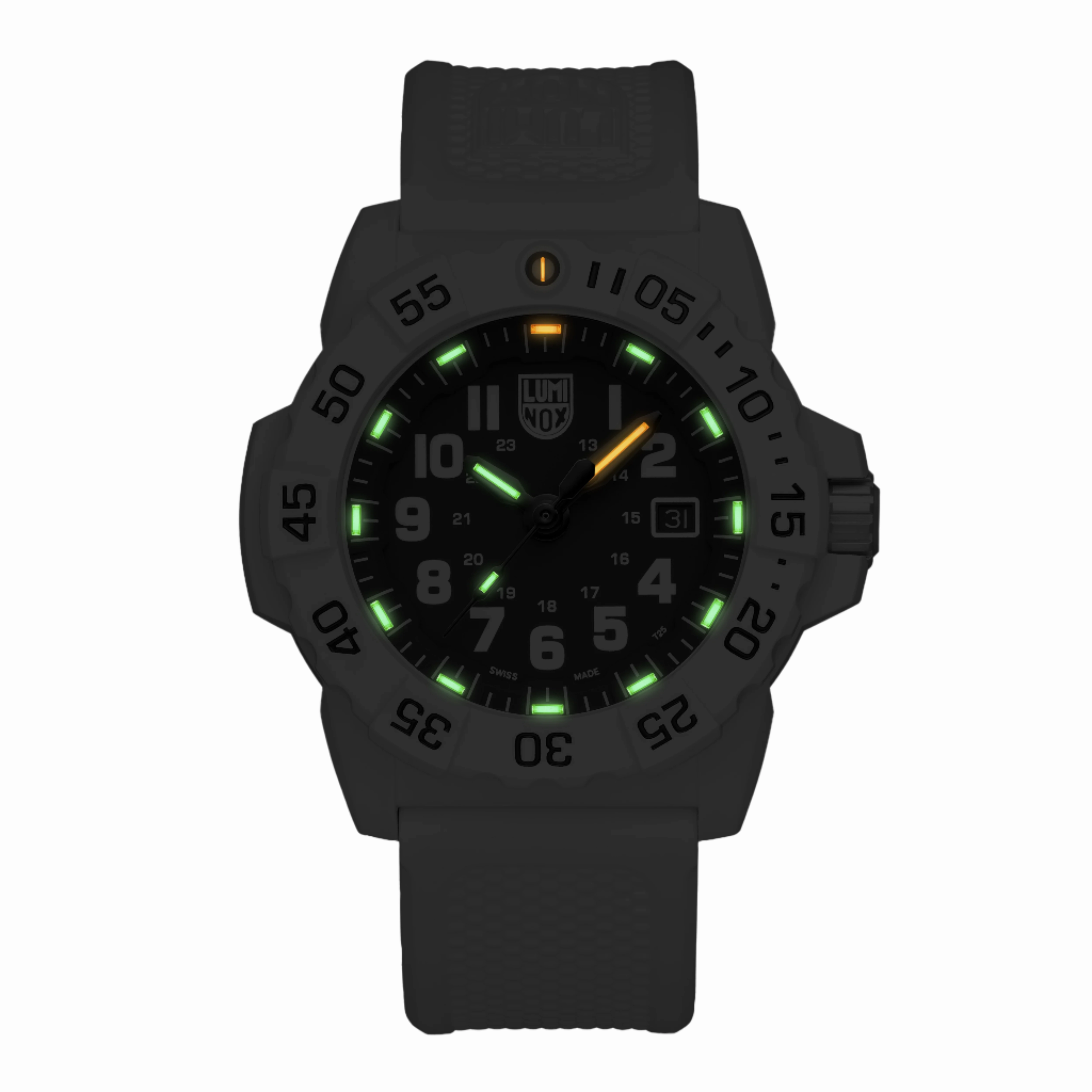 Luminox Navy Seal Arctic White Rubber Band Watch XS.3507.WB