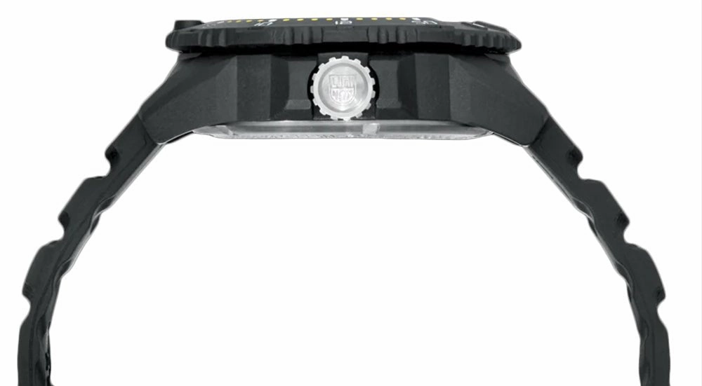 Luminox Navy SEAL CARBONOX Black Dial Black Rubber Strap Date Divers Quartz Mens Watch XS.3601