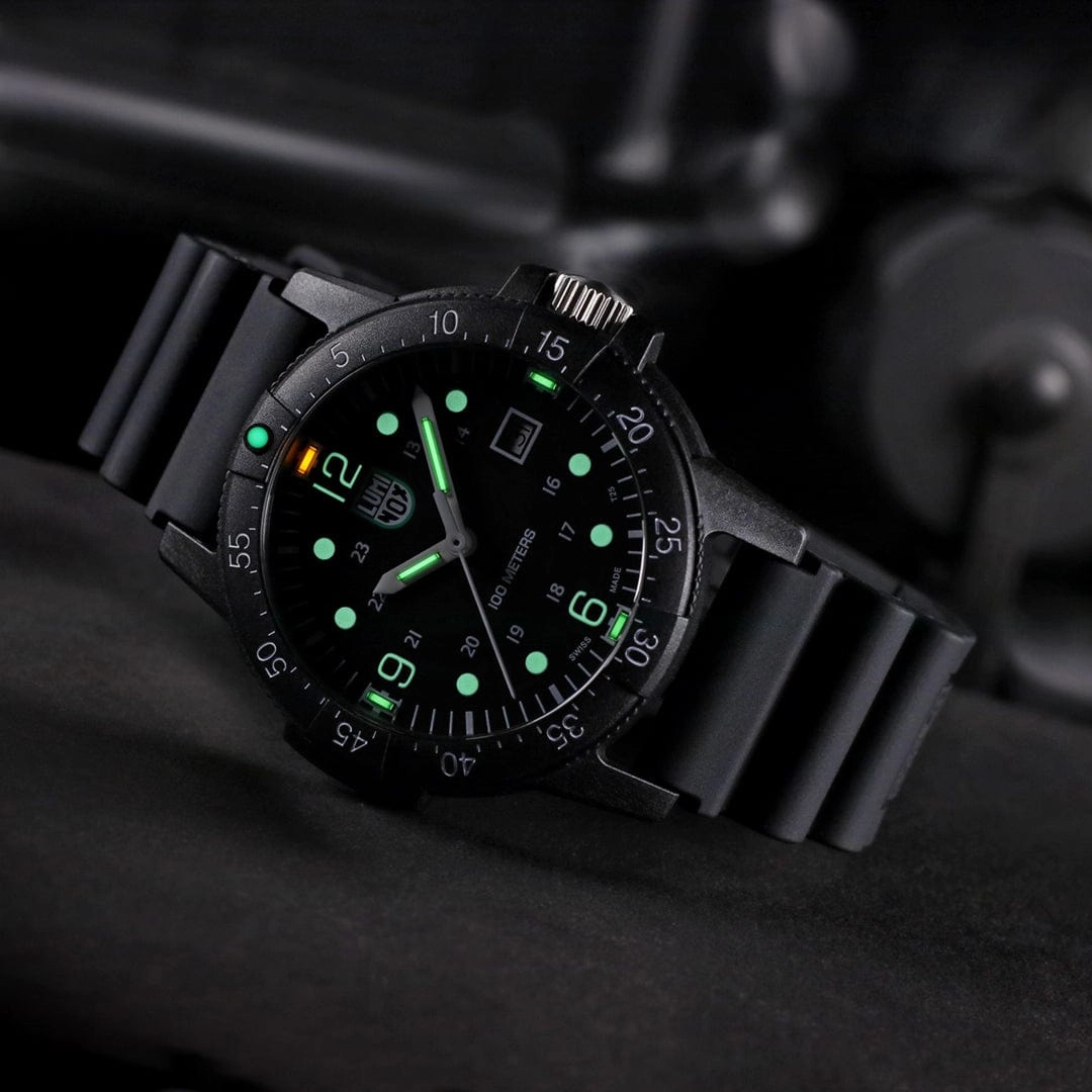 Luminox Sea Bass Carbonox Black Rubber Strap Watch X2.2001