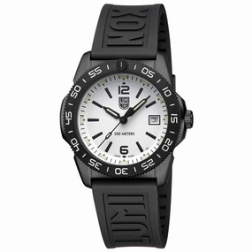 Luminox Unisex Watch - Pacific Diver Ripple Date White Dial Black Rubber Strap | XS.3127M