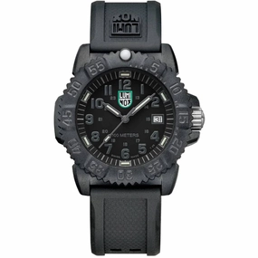 Luminox Unisex Watch G Sea Lion Rotating Bezel Black Polyurethane Strap X2.2072