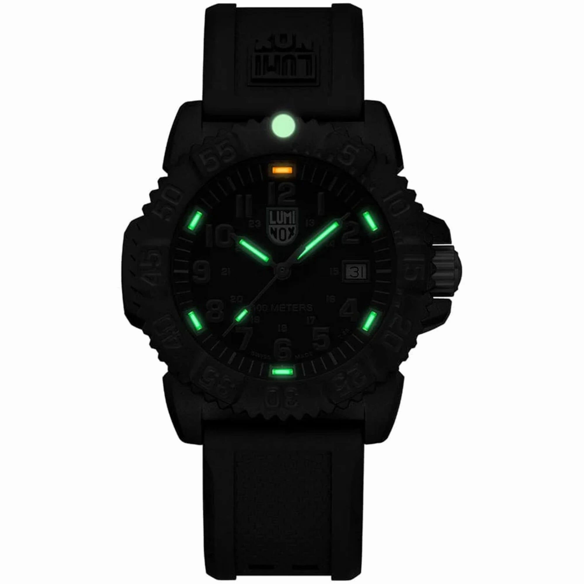 Luminox Unisex Watch G Sea Lion Rotating Bezel Black Polyurethane Strap X2.2072