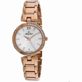 Mathey Tissot Women's Watch - Classic Rose Gold Stainless Steel Bracelet | D2583PI