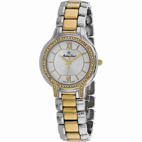 Mathey Tissot Women's Watch - Classic Silver Tone Dial Two Tone Bracelet | D2781BI