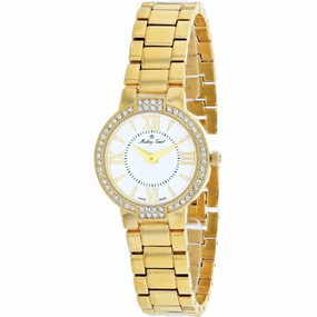Mathey Tissot Women's Watch - FLEURY 5776 White Dial Yellow Gold Bracelet | D5776PYI