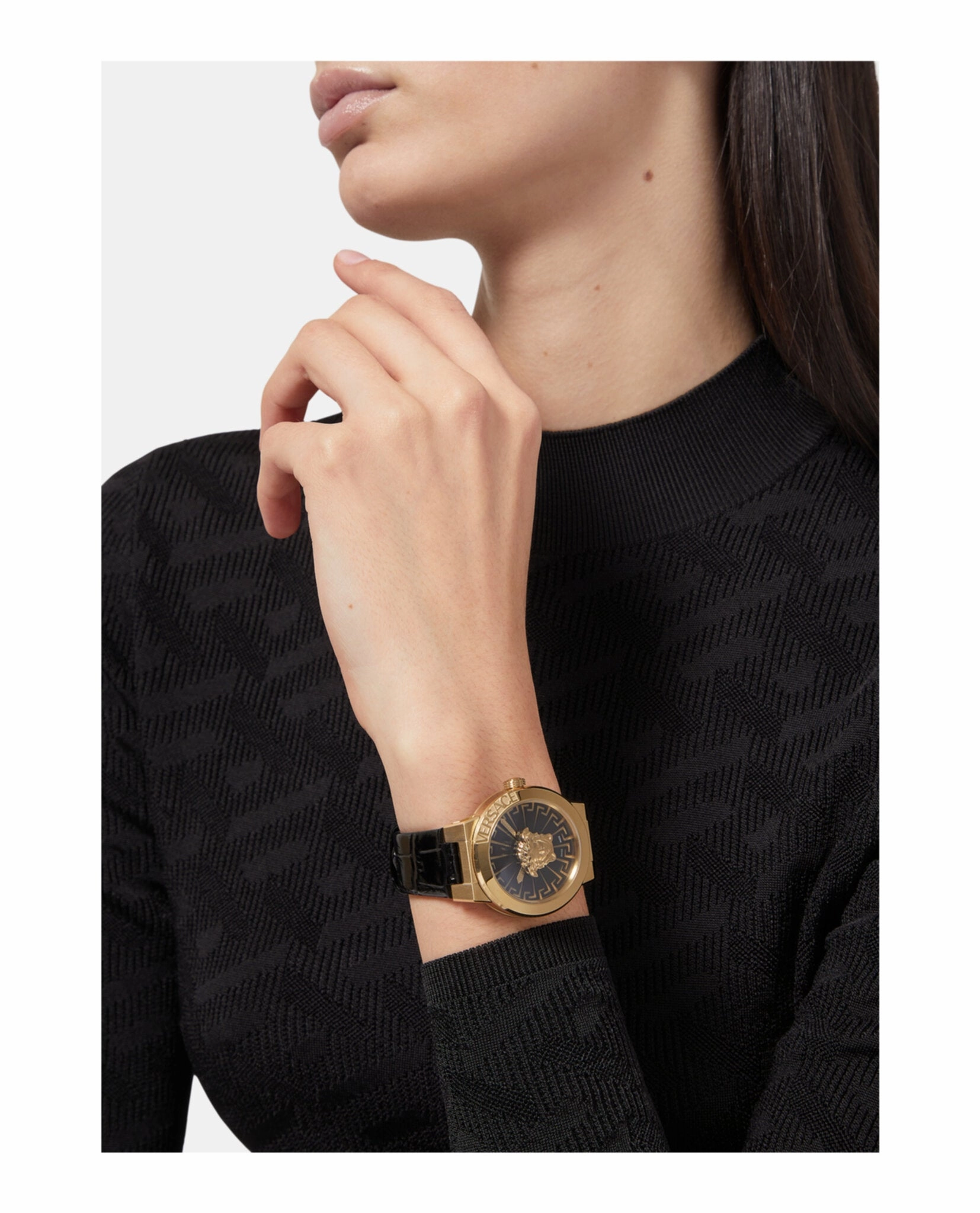 Medusa Infinite Leather Watch