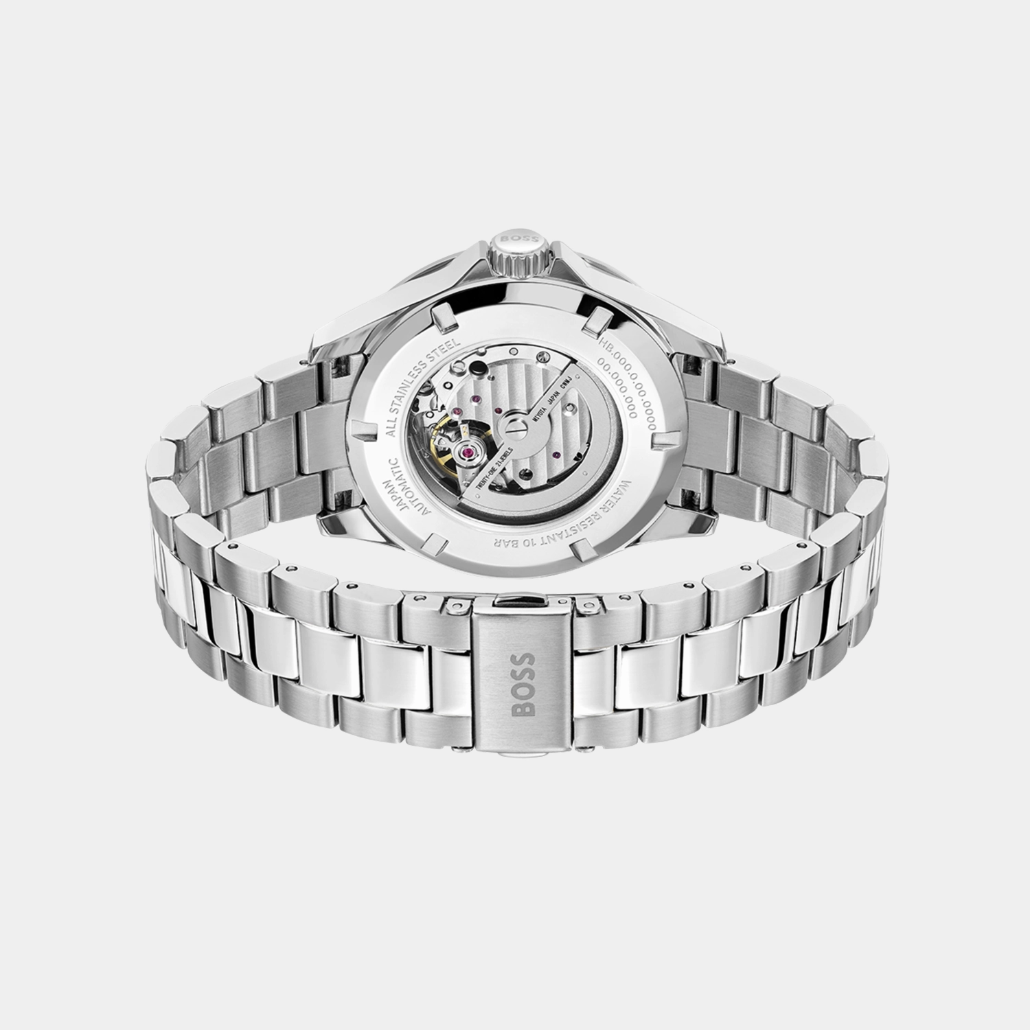 Men Automatic Green Dial Analog Stainless Steel Watch 1514200