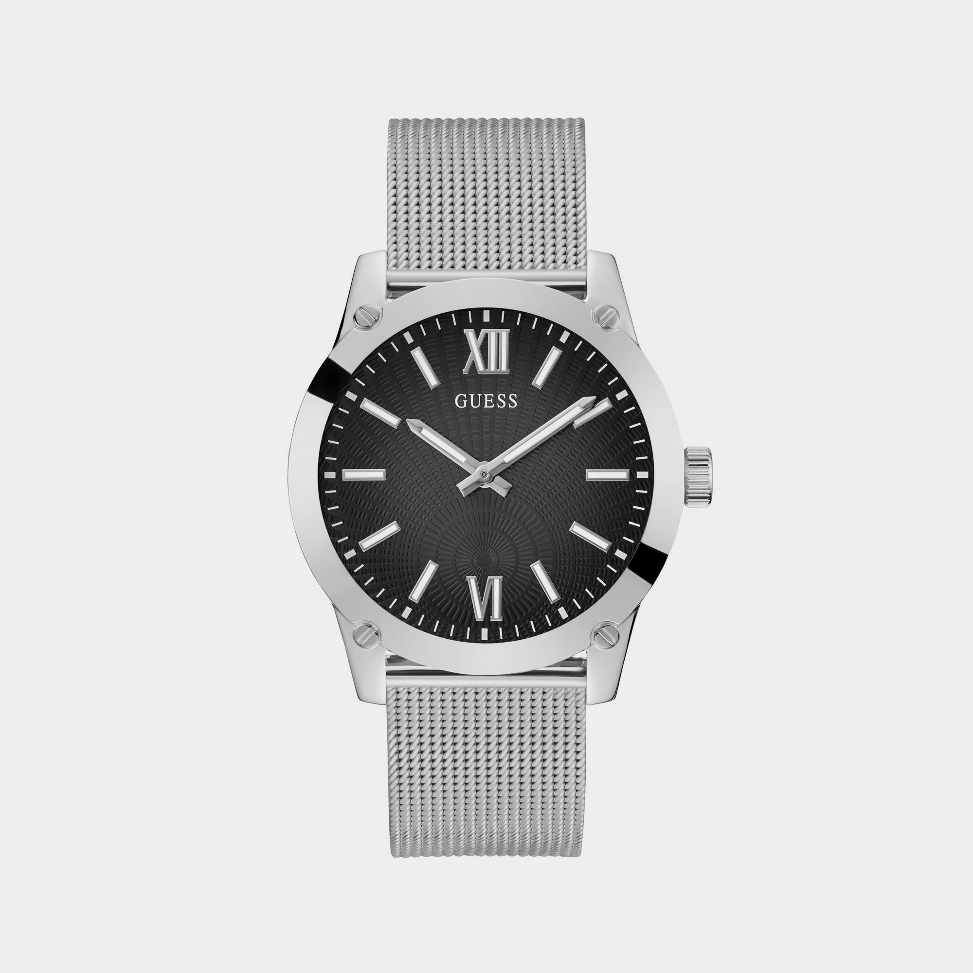 Men Black Analog Mesh Watch GW0629G1