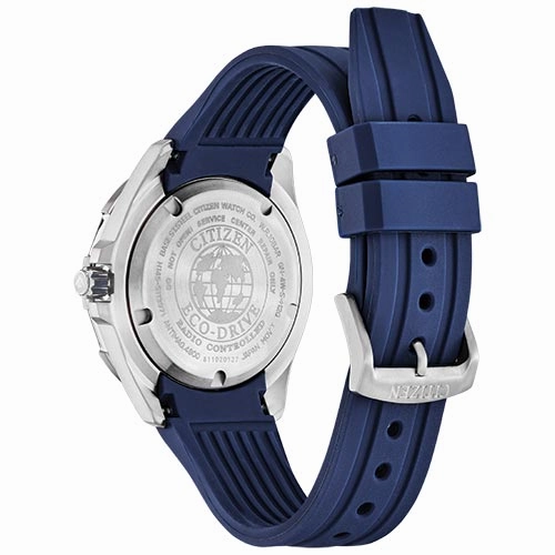 Men's Blue Polyurethane Band Blue Quartz Dial Watch