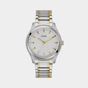 Men Silver Analog Stainless Steel Watch GW0626G4