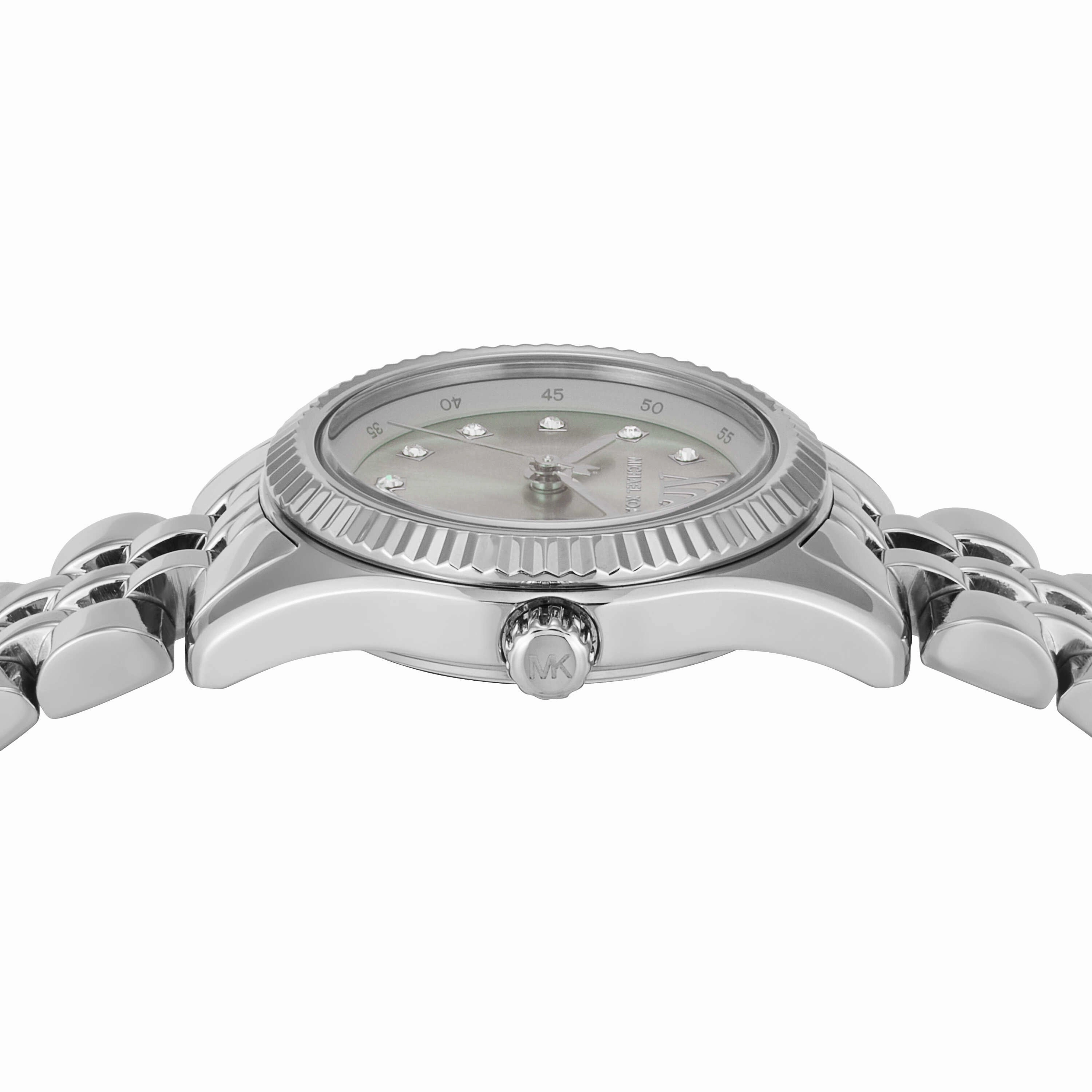 Michael Kors Lexington Silver Tone Analogue Watch MK4843