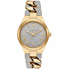 Michael Kors Women's Watch - Lennox Crystal, White Dial Bracelet | MK7487