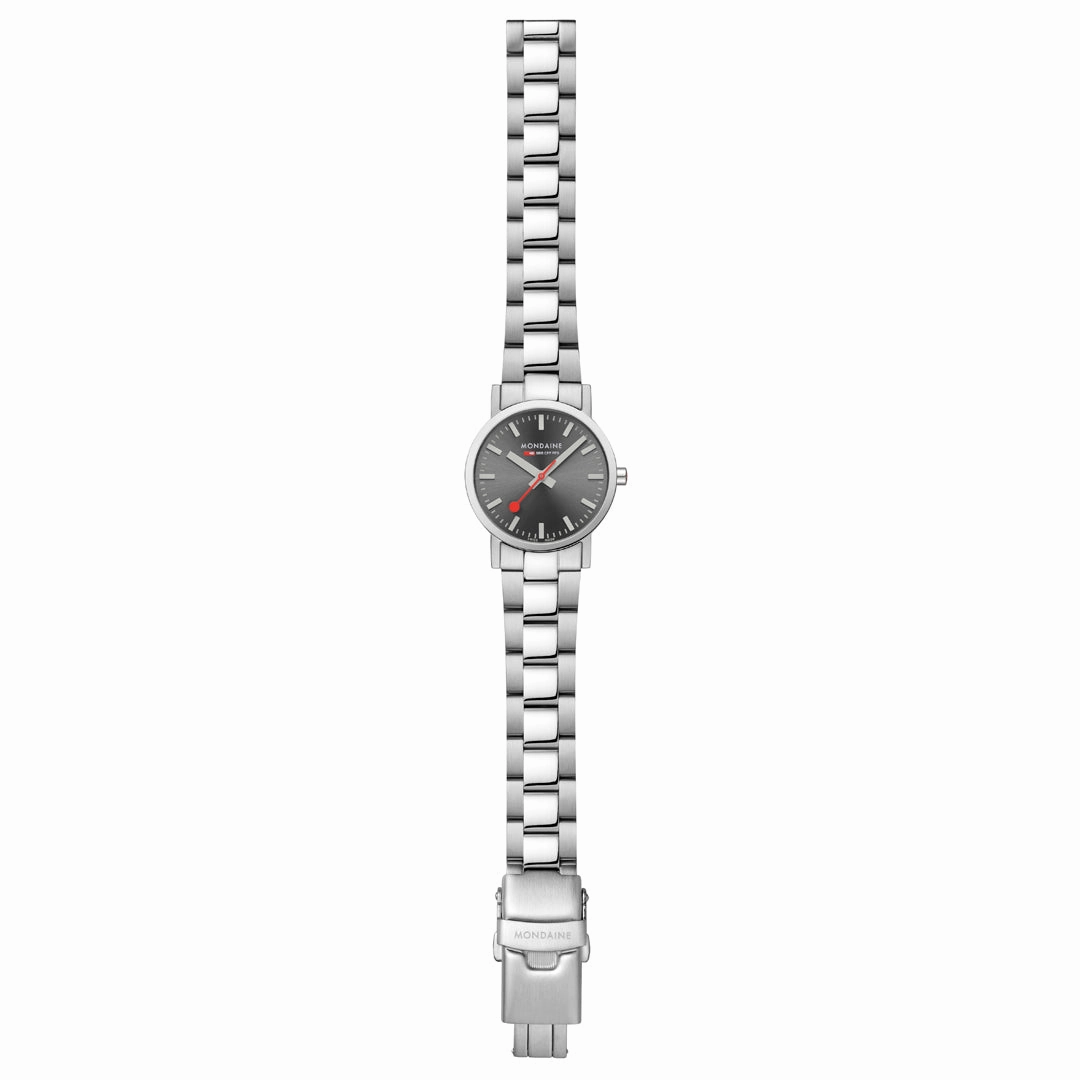 Mondaine Classic Silver Stainless Steel 30 mm Watch A658.30323.80SBJ