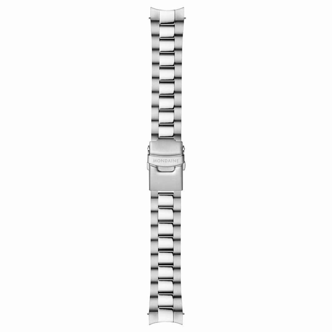 Mondaine Classic White Dial Stainless Steel Bracelet 40mm Watch A660.30360.11SBJ