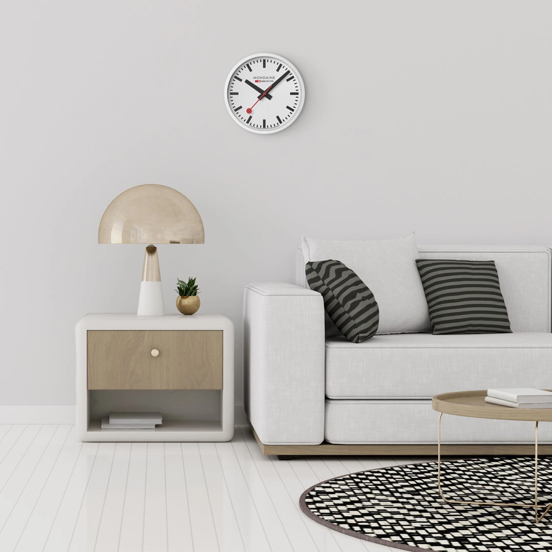 Mondaine Official Swiss Railways Wall Clock A990.CLOCK.10SBB