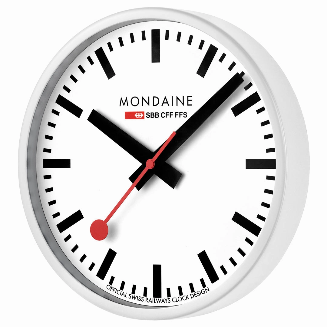 Mondaine Official Swiss Railways Wall Clock A990.CLOCK.10SBB