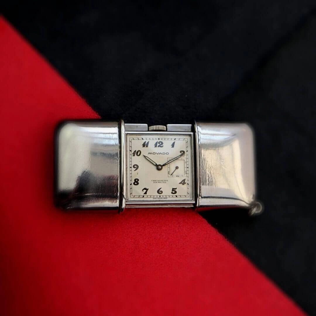 Movado Chronometer "Ermeto" travel clock