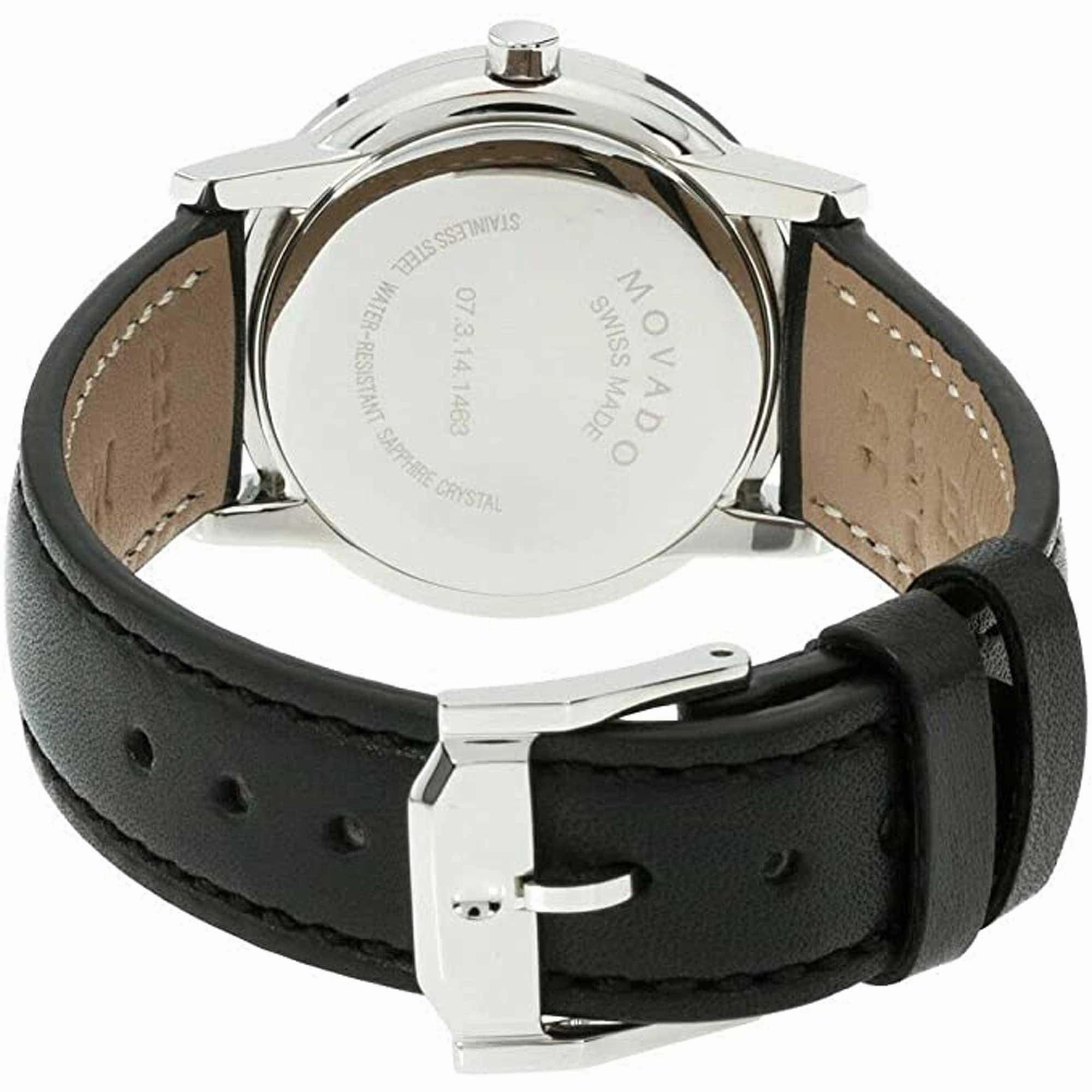 Movado Women's Watch - Museum Classic Silver Tone Case Blue Dial Strap | 0607318