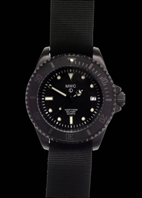 MWC 300m / 1000ft PVD Steel Military Divers Watch (Quartz)