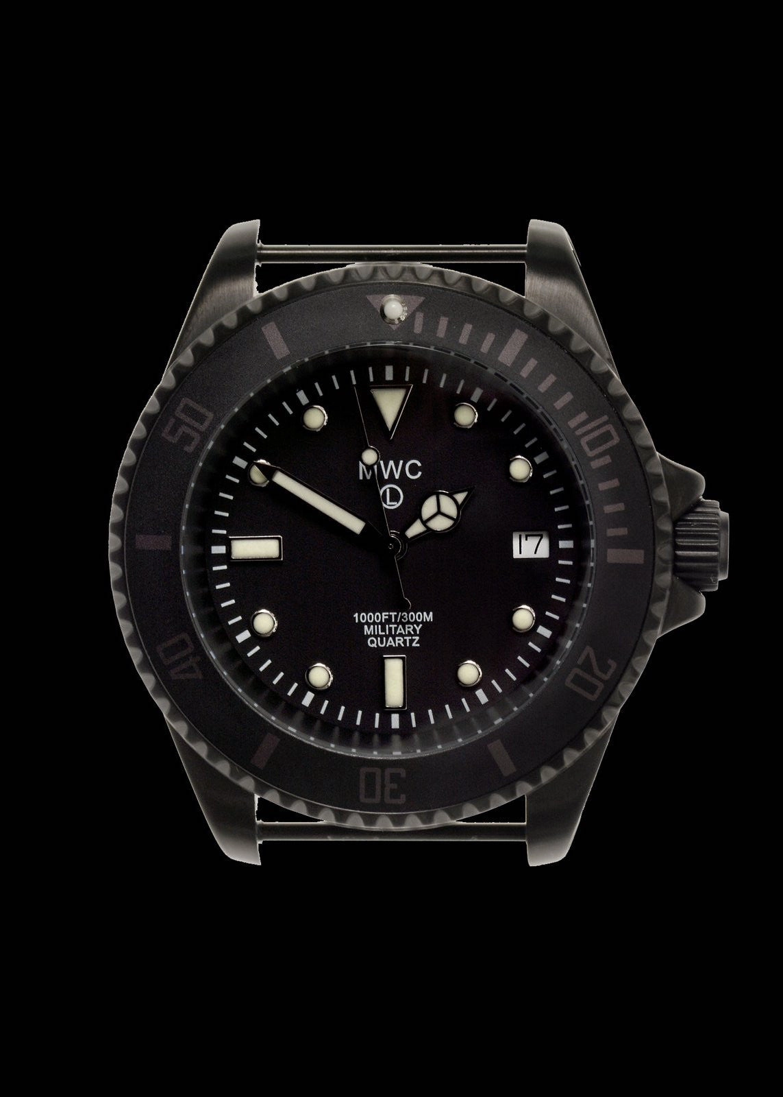 MWC 300m / 1000ft PVD Steel Military Divers Watch (Quartz)