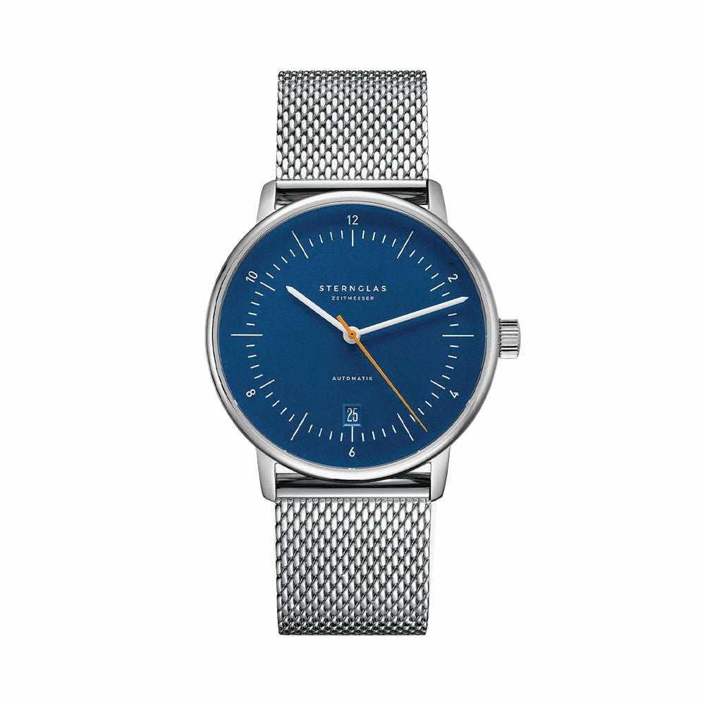 Naos Automatic 38mm - Blue on Milanaise bracelet