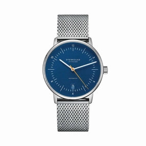 Naos Automatic 38mm - Blue on Milanaise bracelet