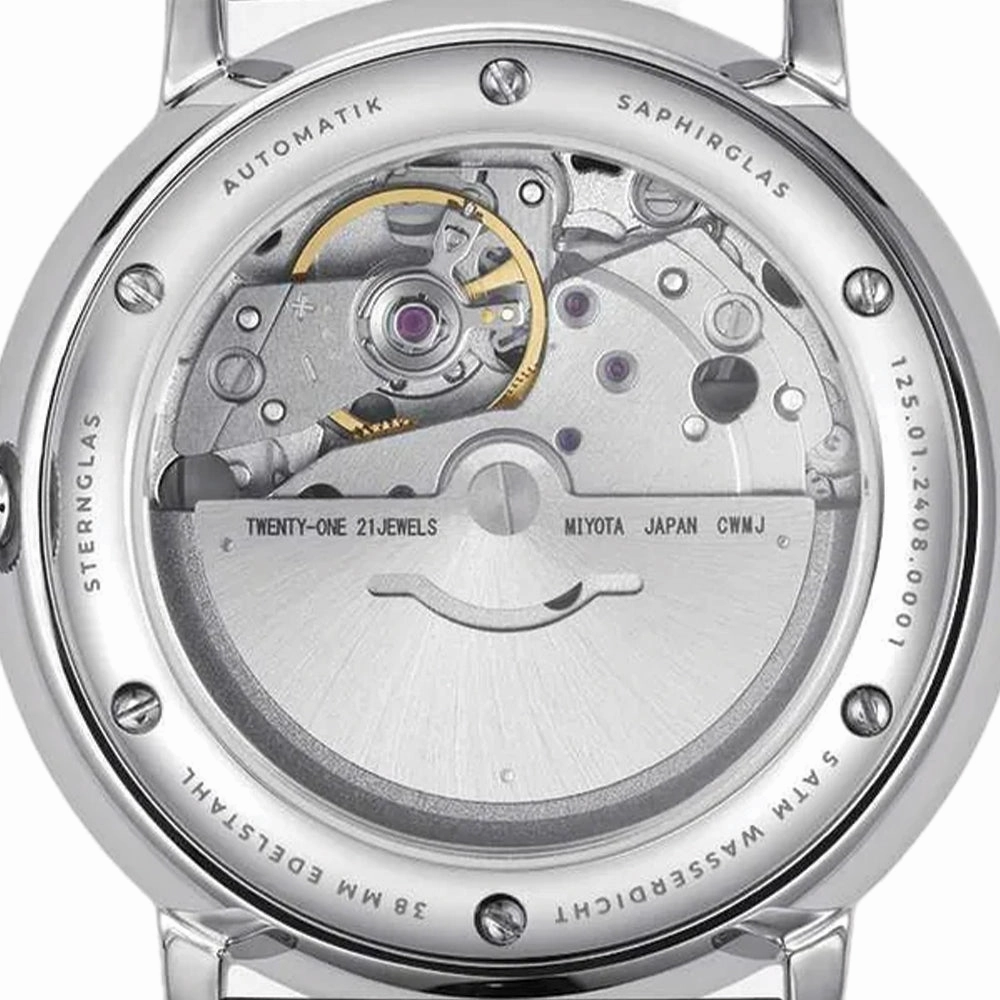 Naos Automatic 38mm - Blue on Milanaise bracelet