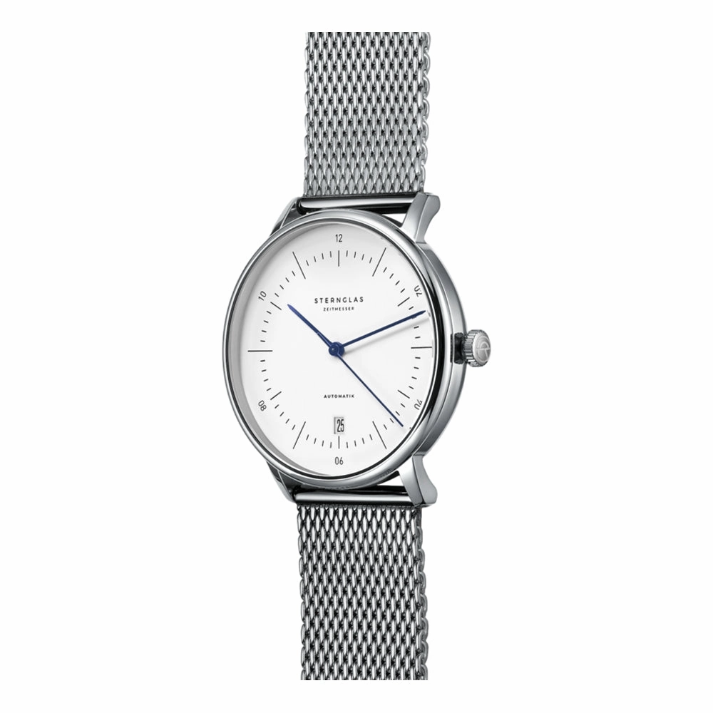 Naos Automatik 38mm - White on Bracelet